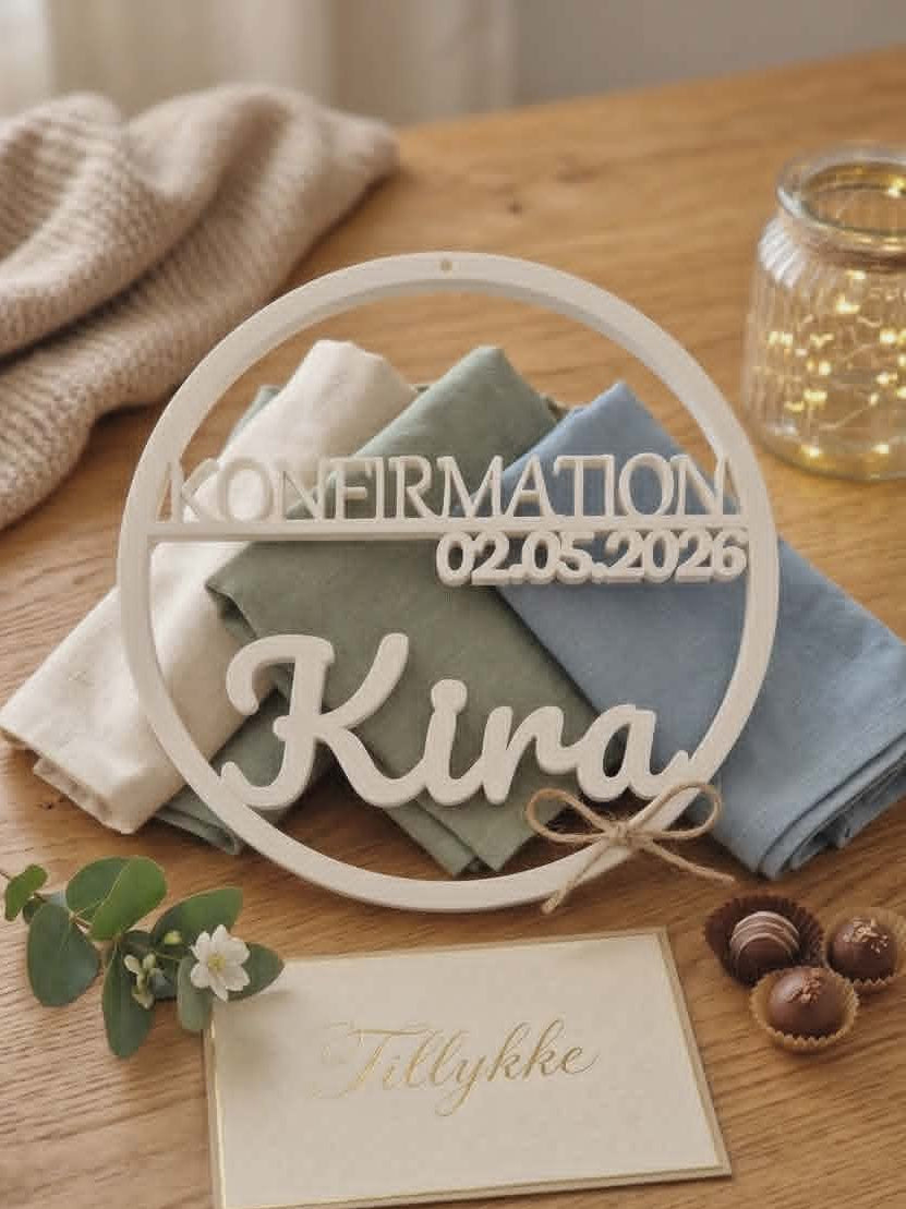 Konfirmation skilt